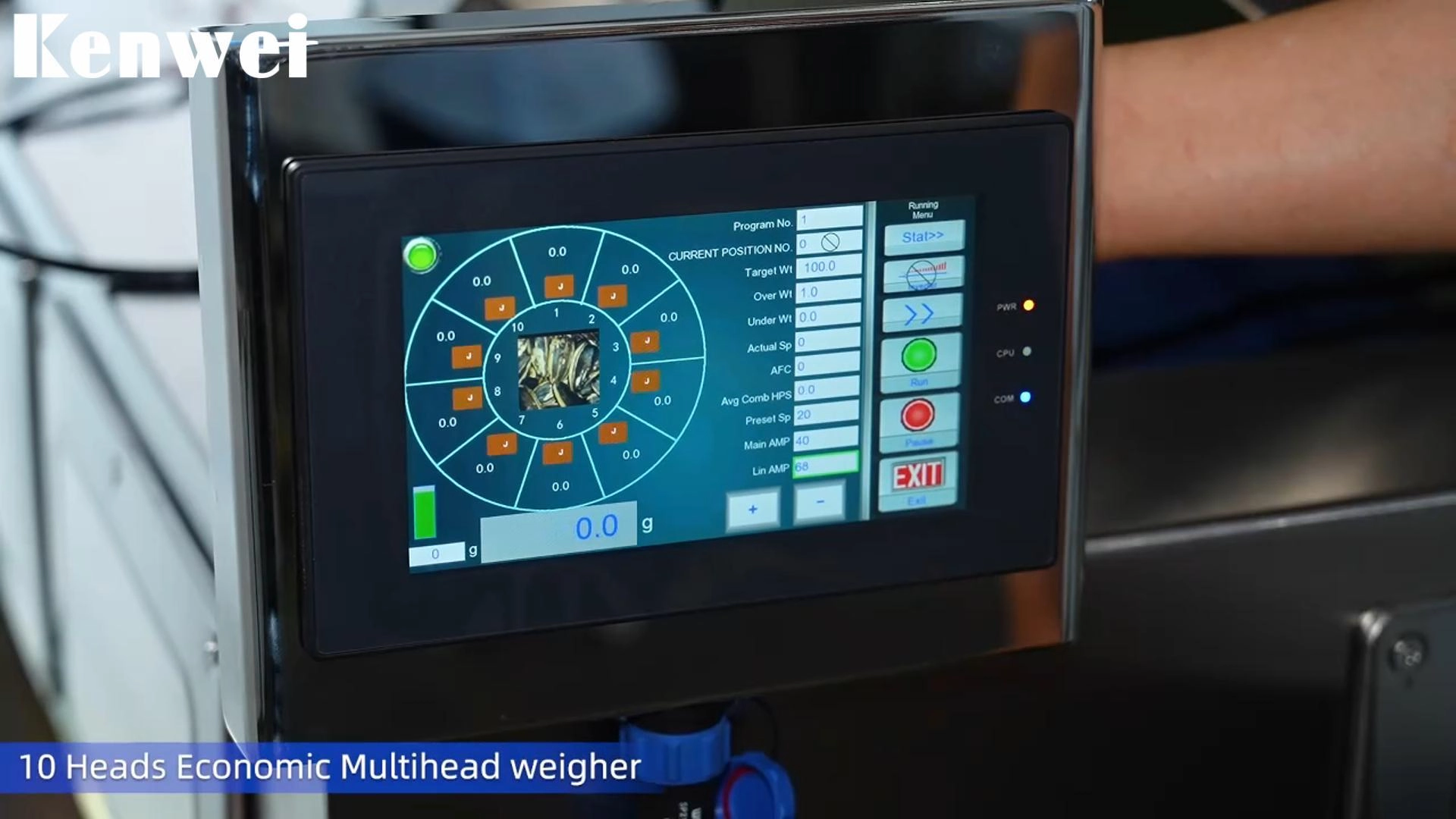 Affordable 10 Heads Multihead Weigher for Efficient Granule Packaging - Kenwei