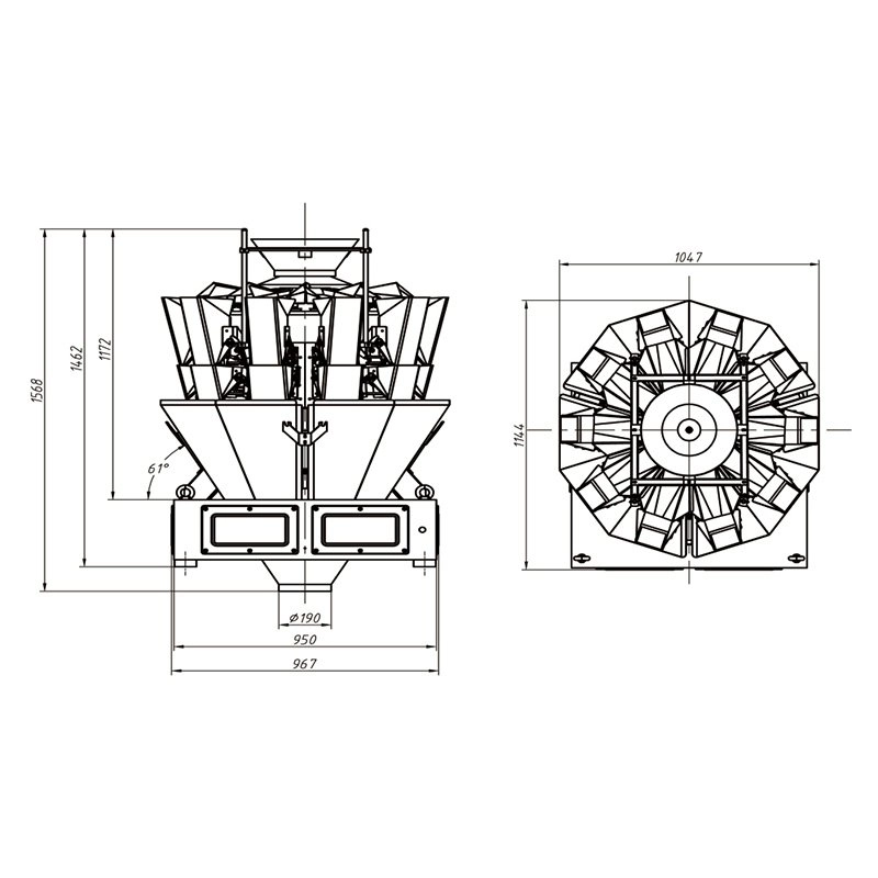 Automatic 10 Head Multihead Weigher for Cheese 6 - Kenwei Automatic 10 Head Multihead Weigher for Cheese 6 - Kenwei