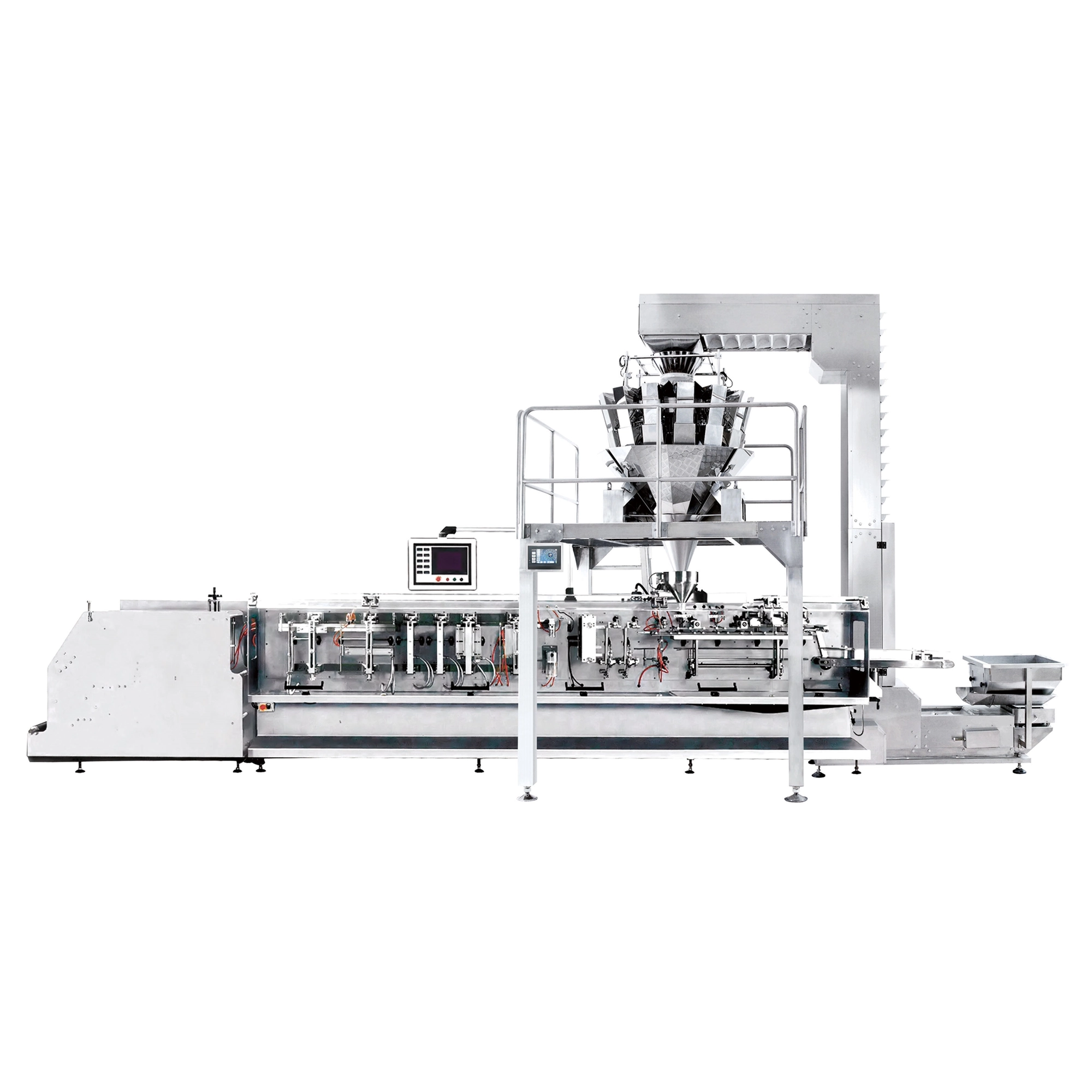 Automatic-Premade-Pouch-Weighing-and-Filling-Machine-for-Snacks-Pet-Food-and-Puffed-Products-Packaging-Line-1 - Kenwei Automatic Premade Pouch Weighing and Filling Machine for Snacks Pet Food and Puffed Products Packaging Line-1 - Kenwei