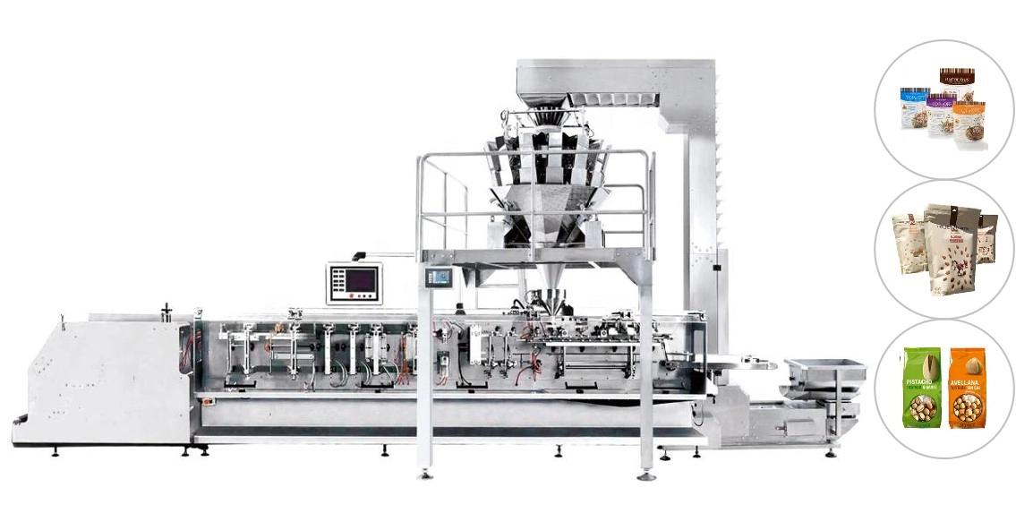 Automatic-Premade-Pouch-Weighing-and-Filling-Machine-for-Snacks-Pet-Food-and-Puffed-Products-Packaging-Line-3 - Kenwei Automatic Premade Pouch Weighing and Filling Machine for Snacks Pet Food and Puffed Products Packaging Line-3 - Kenwei
