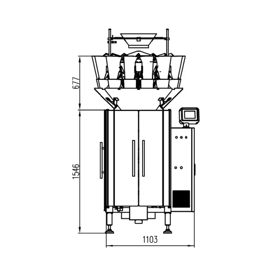Automatic Multi-Function Pouch Weighing and Packing Machine – 65 BagsMin for Efficient Packaging-7