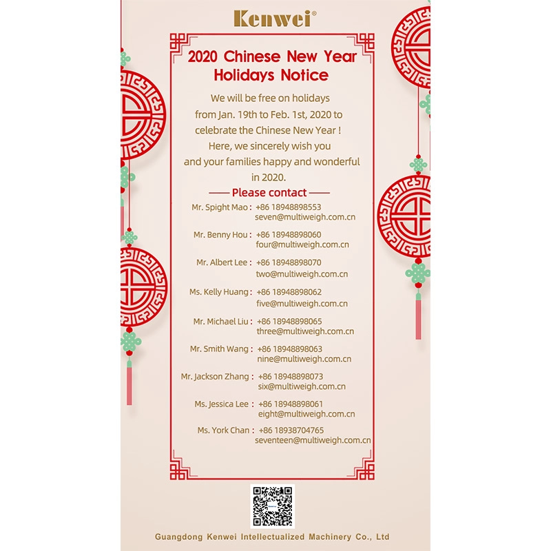 Chinese-New-Year-Holiday-Notice - Kenwei Chinese New Year Holiday Notice - Kenwei