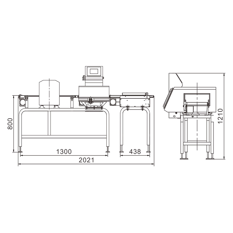 Combined Check Weigher and Metal Detector for Food Industrial Weighing and Sorting-7 - Kenwei