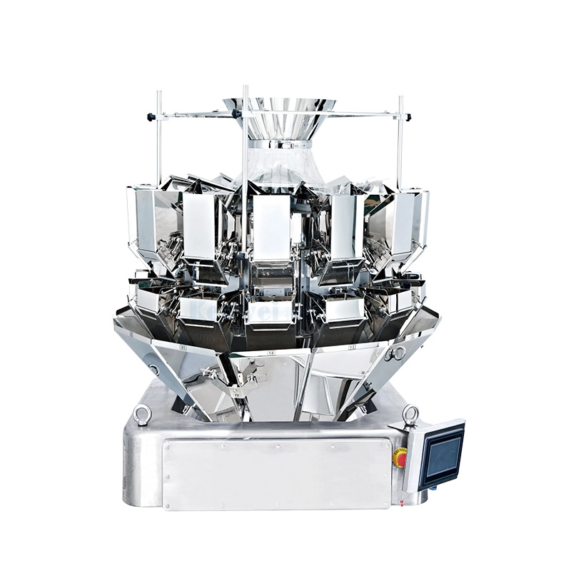 Combined Multihead Weighing Weigher and Packaging Machine with Z Conveyor JW-B4-3 - Kenwei