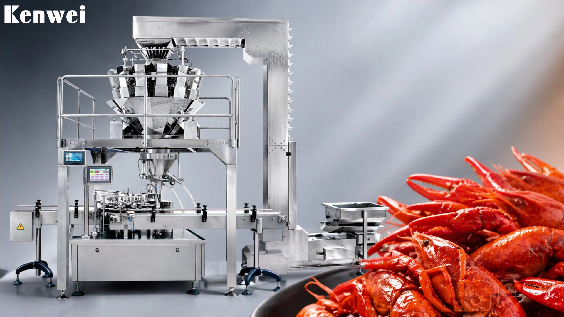 Cooked Crayfish Weighing and Packing Solution - Kenwei