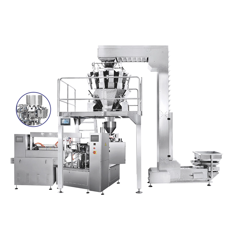 Rotary vacuum packaging and weighing system - Kenwei