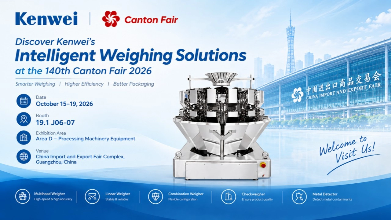 Discover Kenwei's Intelligent Weighing Solutions at the 140th Canton Fair 2026 - Kenwei