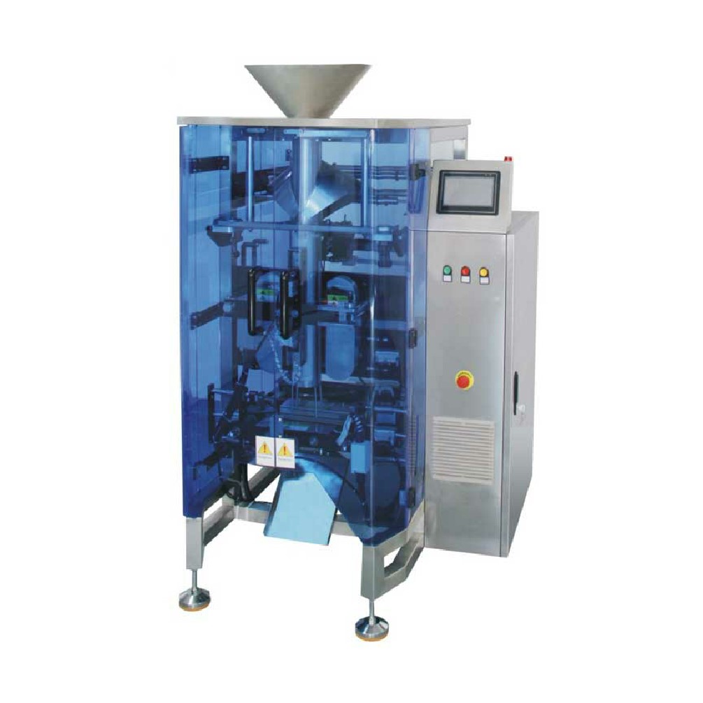 Double Feeding Vertical Snack Packing Machine for Factories with Height Restrictions JW-B3-4