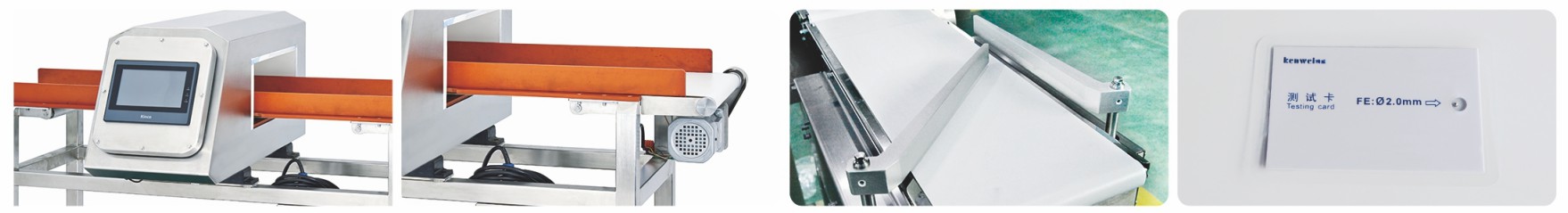 Food factory metal contamination inspection system