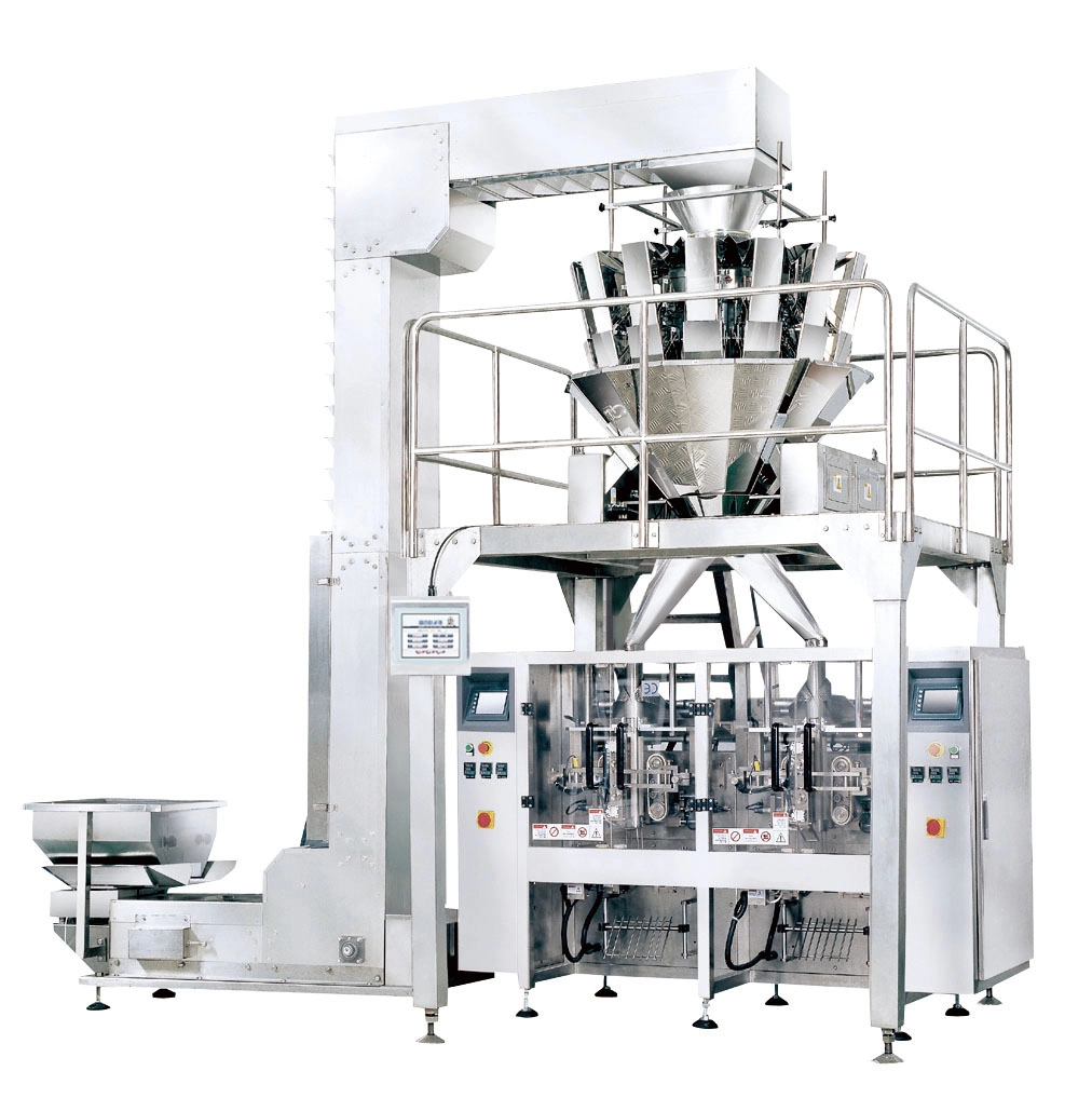 Fully-Automatic-Twin-Packaging-Machine-with-14-Head-Multihead-Weigher-for-Granules-Snack-Foods-Weighing-2 - Kenwei Fully Automatic Twin Packaging Machine with 14 Head Multihead Weigher for Granules Snack Foods Weighing-2 - Kenwei