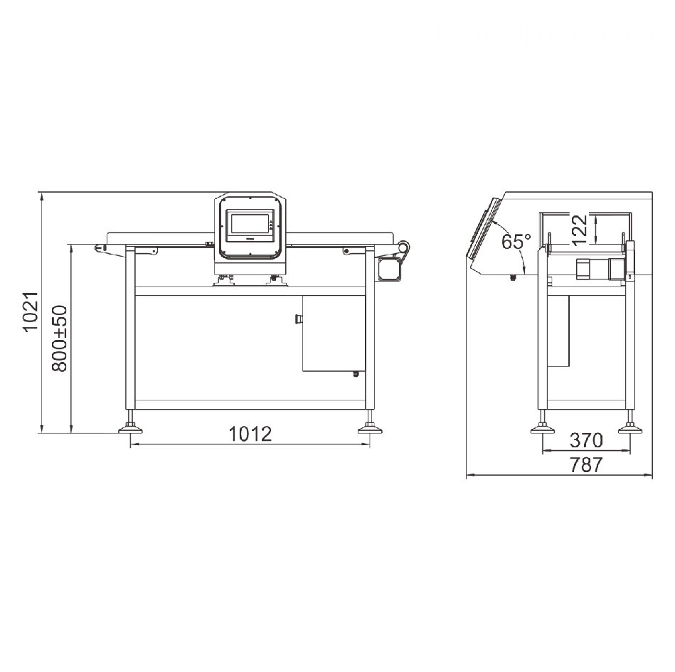 High Sensitivity Horizontal Metal Detector for Food and Pharmaceutical Industries-1 - Kenwei