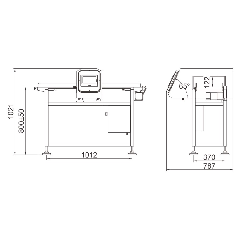 High Sensitivity Horizontal Metal Detector for Food and Pharmaceutical Industries-1