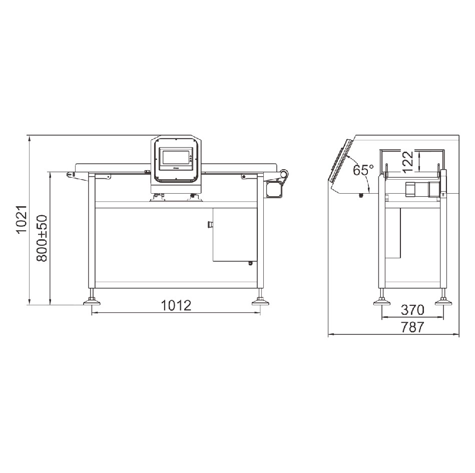 High Sensitivity Horizontal Metal Detector for Food and Pharmaceutical Industries-1 - Kenwei