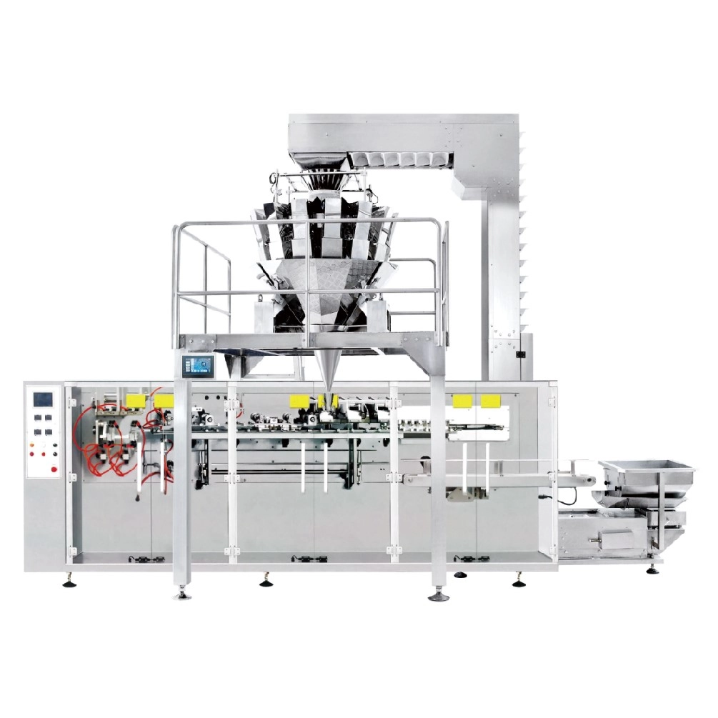 Horizontal-Packaging-Machine-With-Multihead-Weigher-for-Weighing-Pet-Foods-Puffy-Foods-B11-1 - Kenwei Horizontal Packaging Machine With Multihead Weigher for Weighing Pet Foods Puffy Foods B11-1 - Kenwei