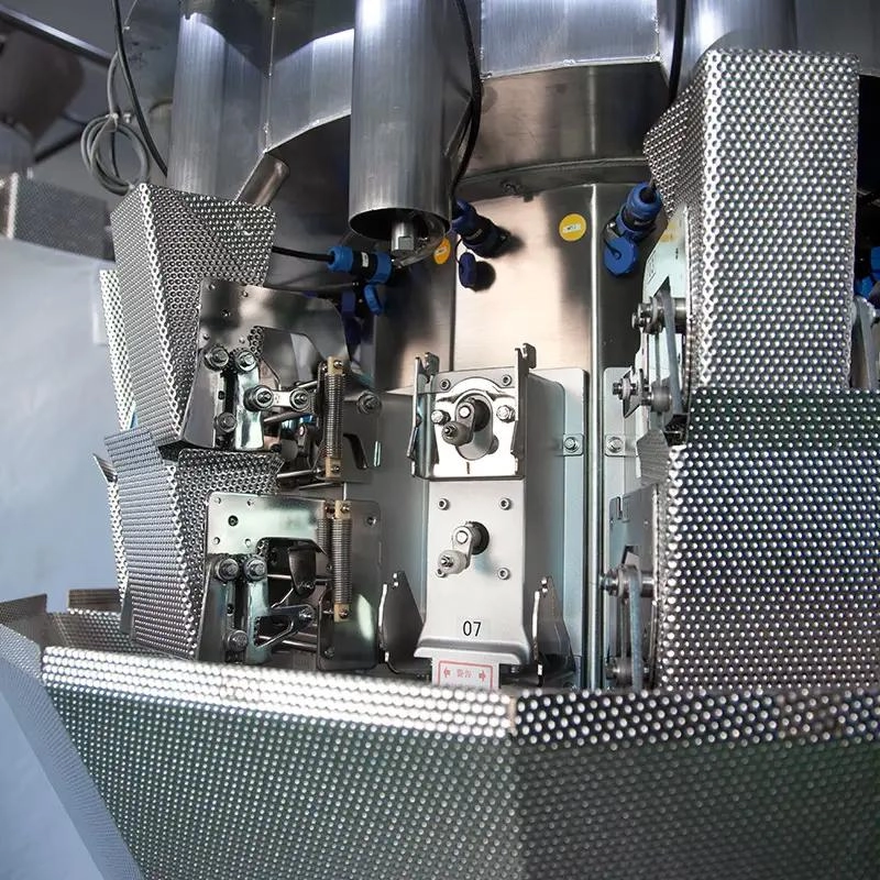 14 Heads Vertical Single Screw Feeding Pickles Weigher2 - Kenwei