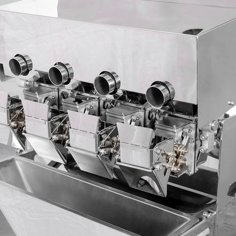 Mini 4 Head Pipe-Type Linear Weigher Machine for Weighing Granules and Powders3 - Kenwei