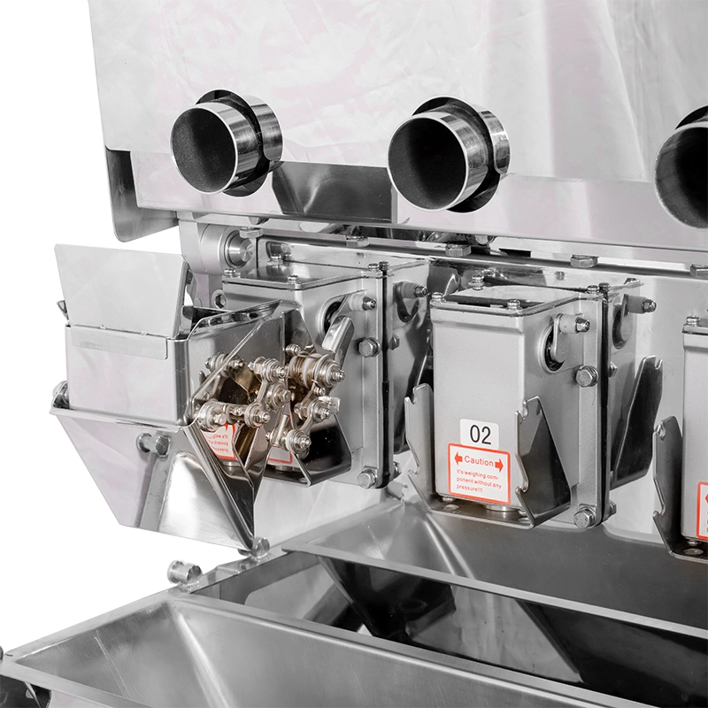 Mini 4 Head Pipe-Type Linear Weigher Machine for Weighing Granules and Powders5 - Kenwei