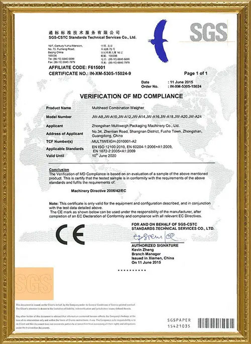 Multhead-conbiration-weigher