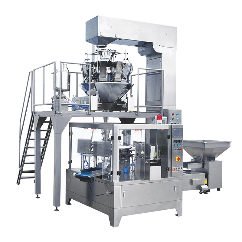 Rotary Packaging and Weighing System with Multihead Weigher for Peanuts Melon Seeds-2 - Kenwei
