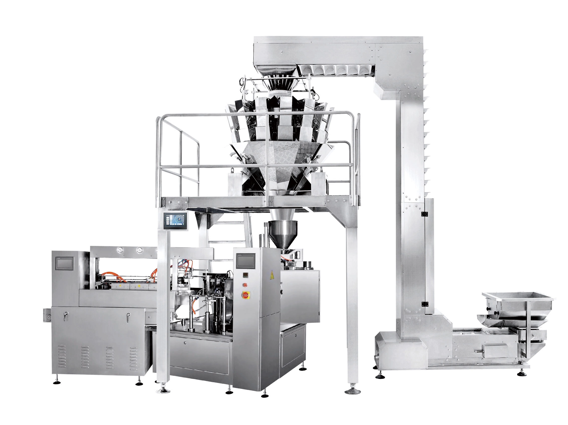 Rotary-vacuum-packaging-and-weighing-system-JW-B10-2 - Kenwei Rotary vacuum packaging and weighing system JW-B10-2 - Kenwei