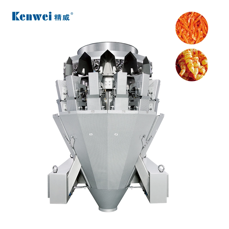 Two-layers-screw-feeding-weigher-for-weighing-pickles - Kenwei Two layers screw feeding weigher for weighing pickles - Kenwei