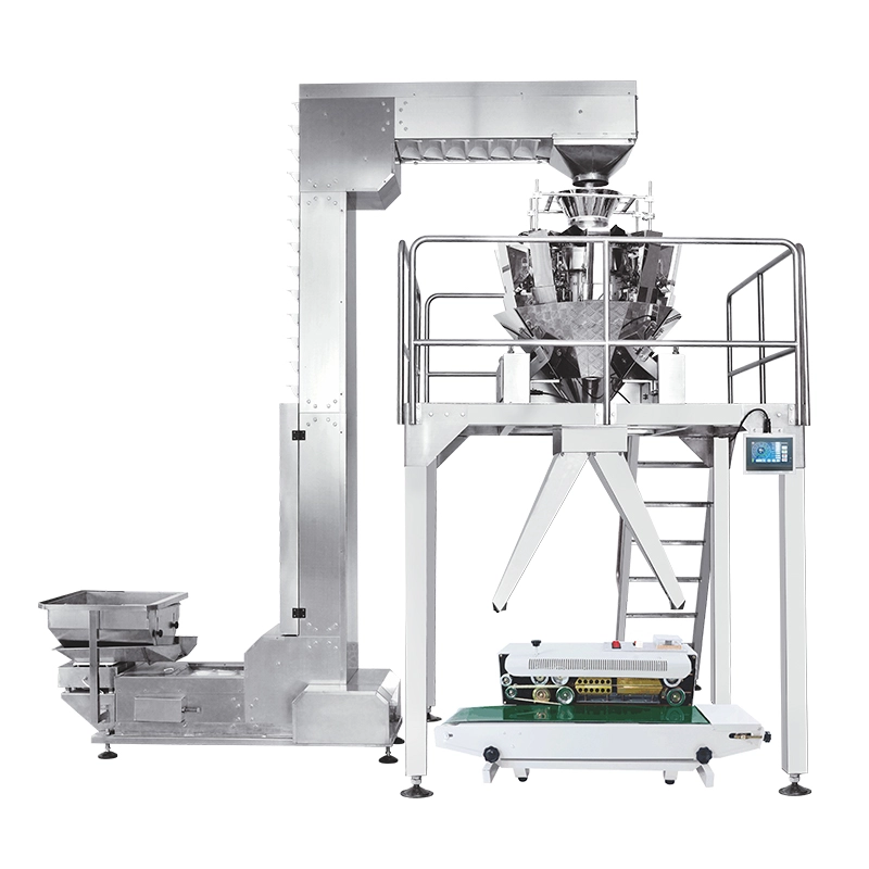 Two-Outlet-Semi-Auto-Sugar-Weighing-and-Packaging-Machine--JW-B16 - Kenwei Two Outlet Semi Auto Sugar Weighing and Packaging Machine JW-B16 - Kenwei