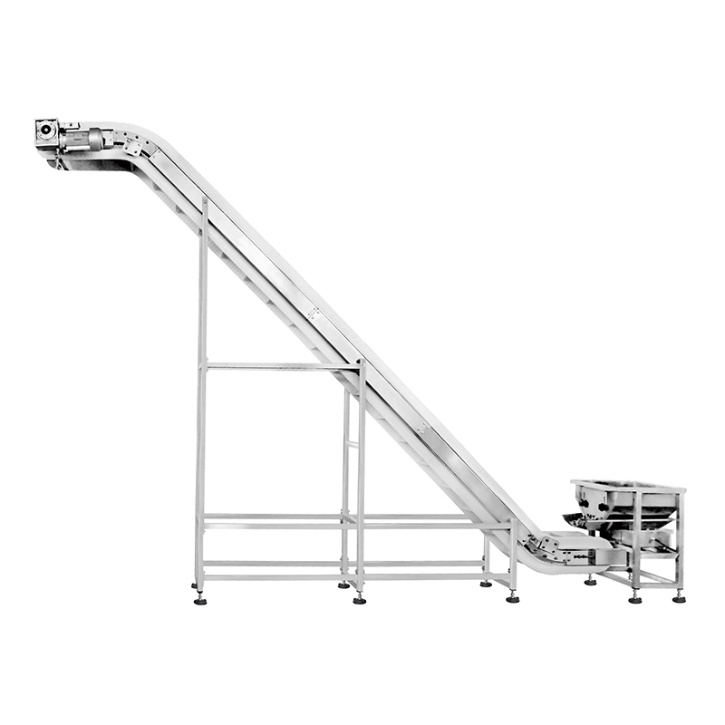 Two-outlet semi-auto weighing and packing system with inclined conveyor  JW-B17-10 - Kenwei