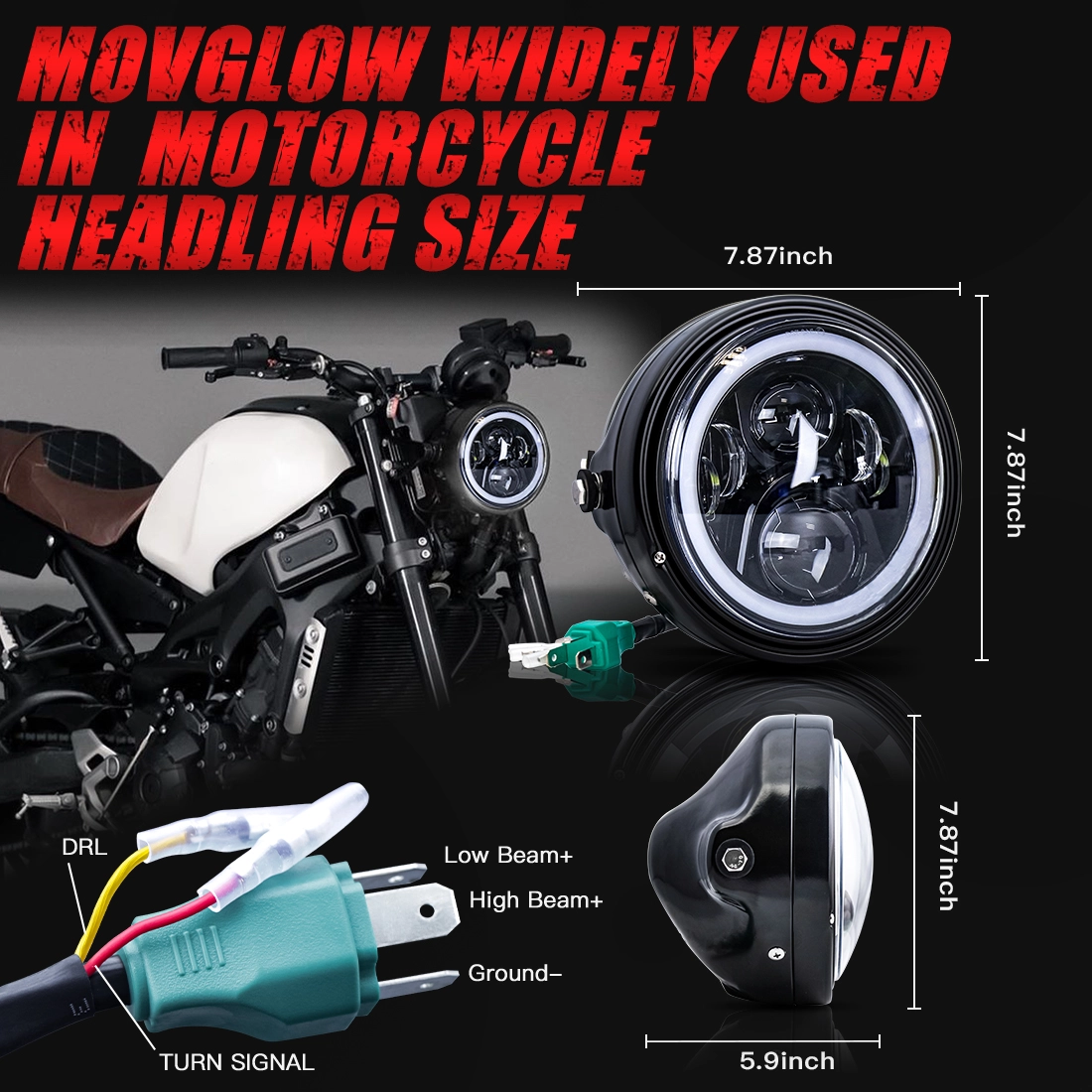 Brand Manufacturers Motorcycle Headlight