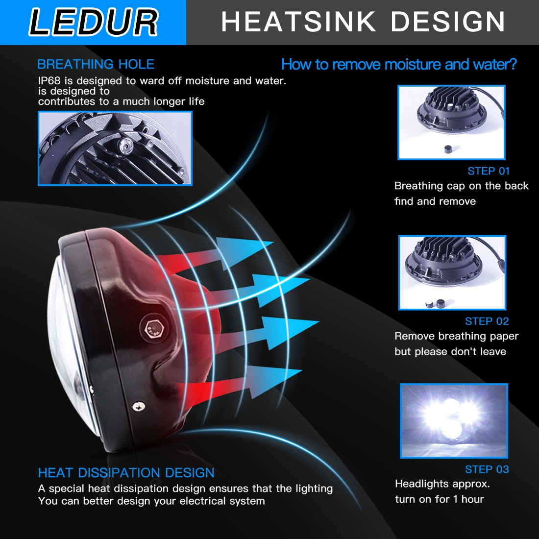 Brand Motorcycle Headlight