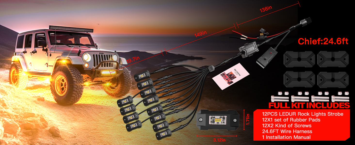 Herstellung von Felslichtern