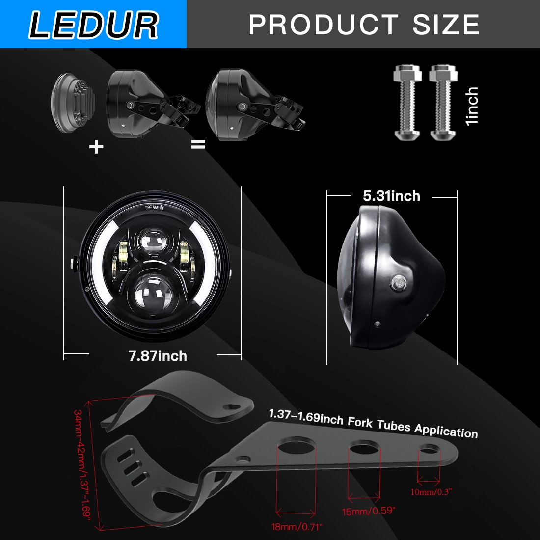Brand Motorcycle Headlight