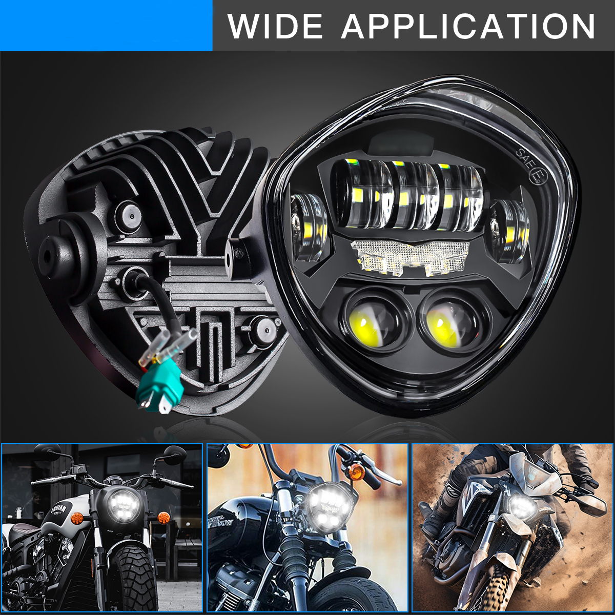 Brand Motorcycle LED Headlight