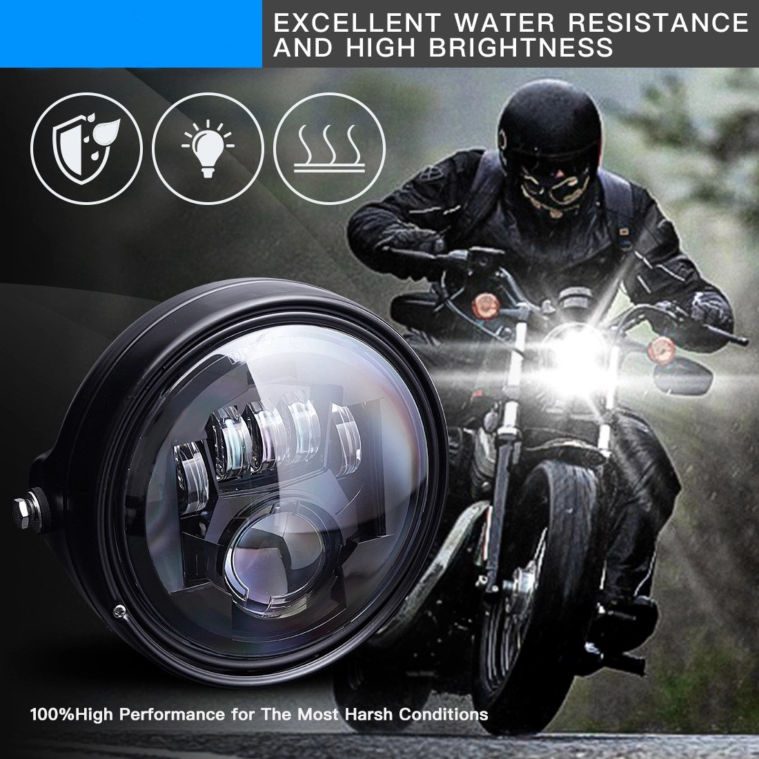 Brand Manufacturers Motorcycle LED Headlight