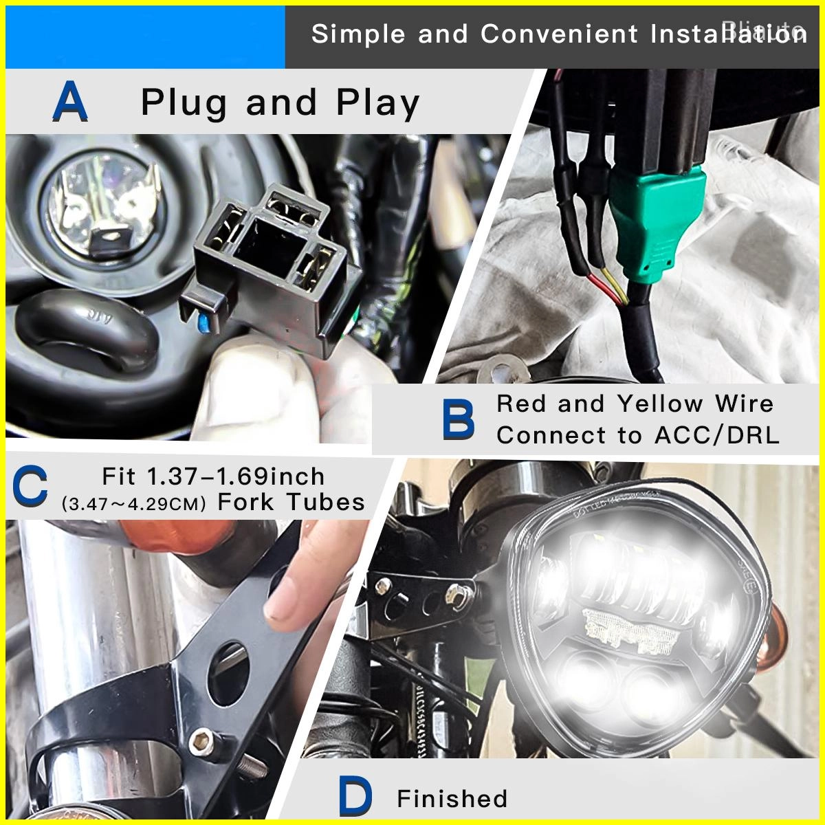 Brand Motorcycle LED Headlight