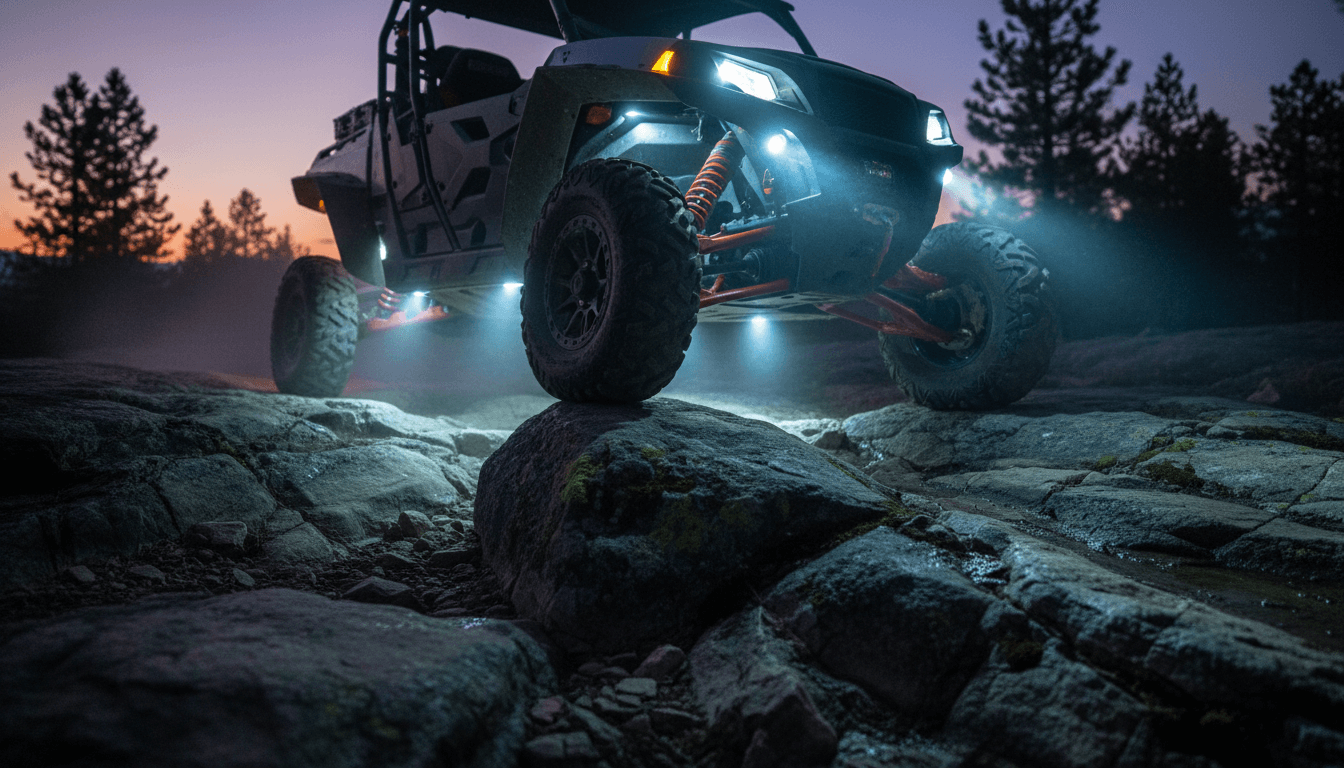 أضواء صخرية لمركبات UTV