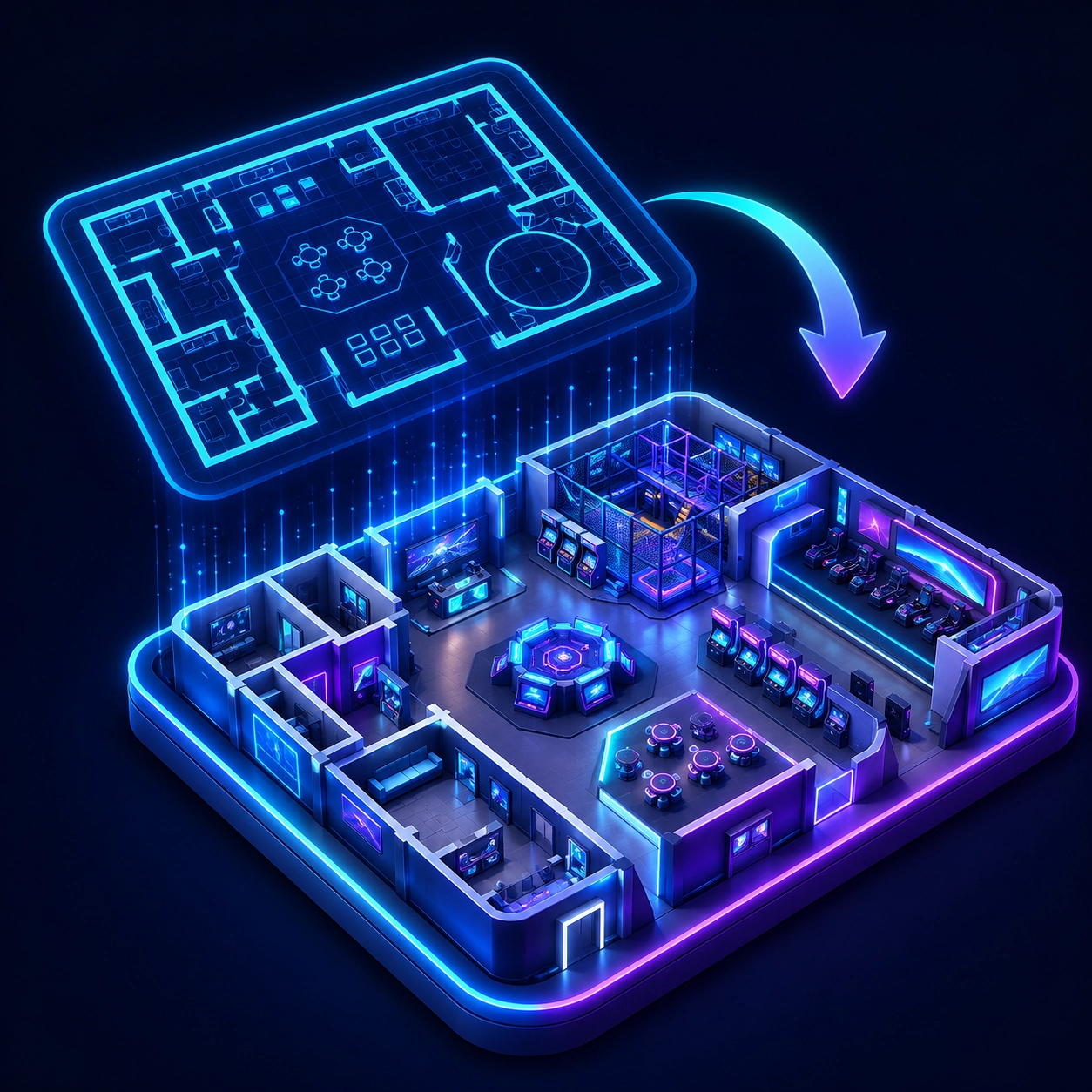 2D & 3D Layout Design - BLEE