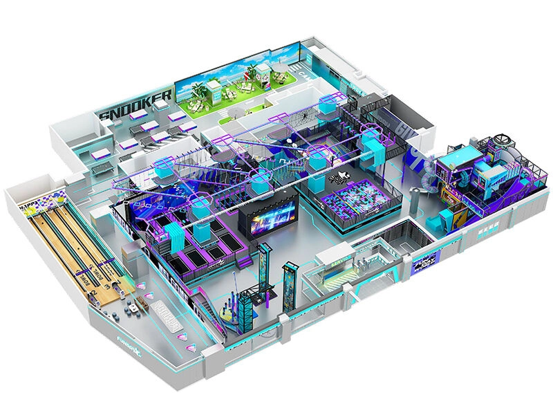 Funday Indoor Playground,Ganzhou, China(8000㎡) 1 - BLEE