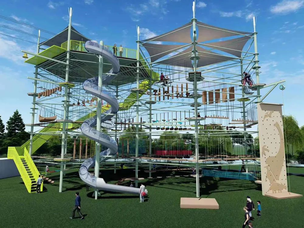 Children's Outdoor High Ropes Course - BLEE