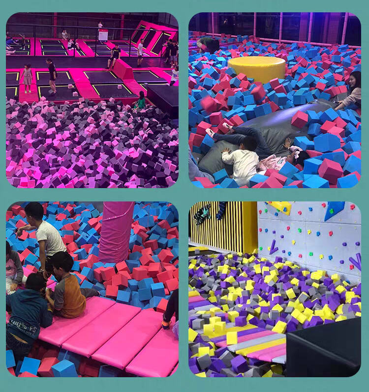 Flame retardant anti-collision sponge pool