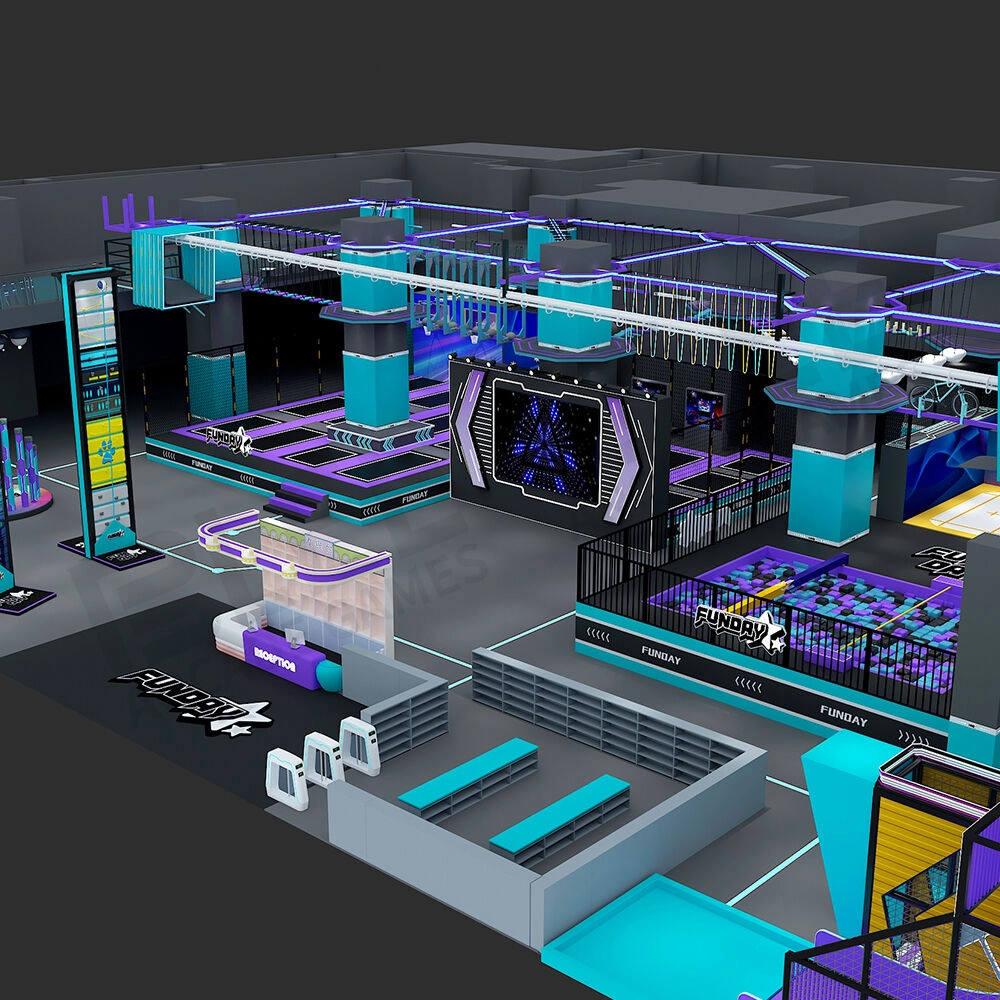 Indoor Adventure Trampoline Park Solution 3 - BLEE