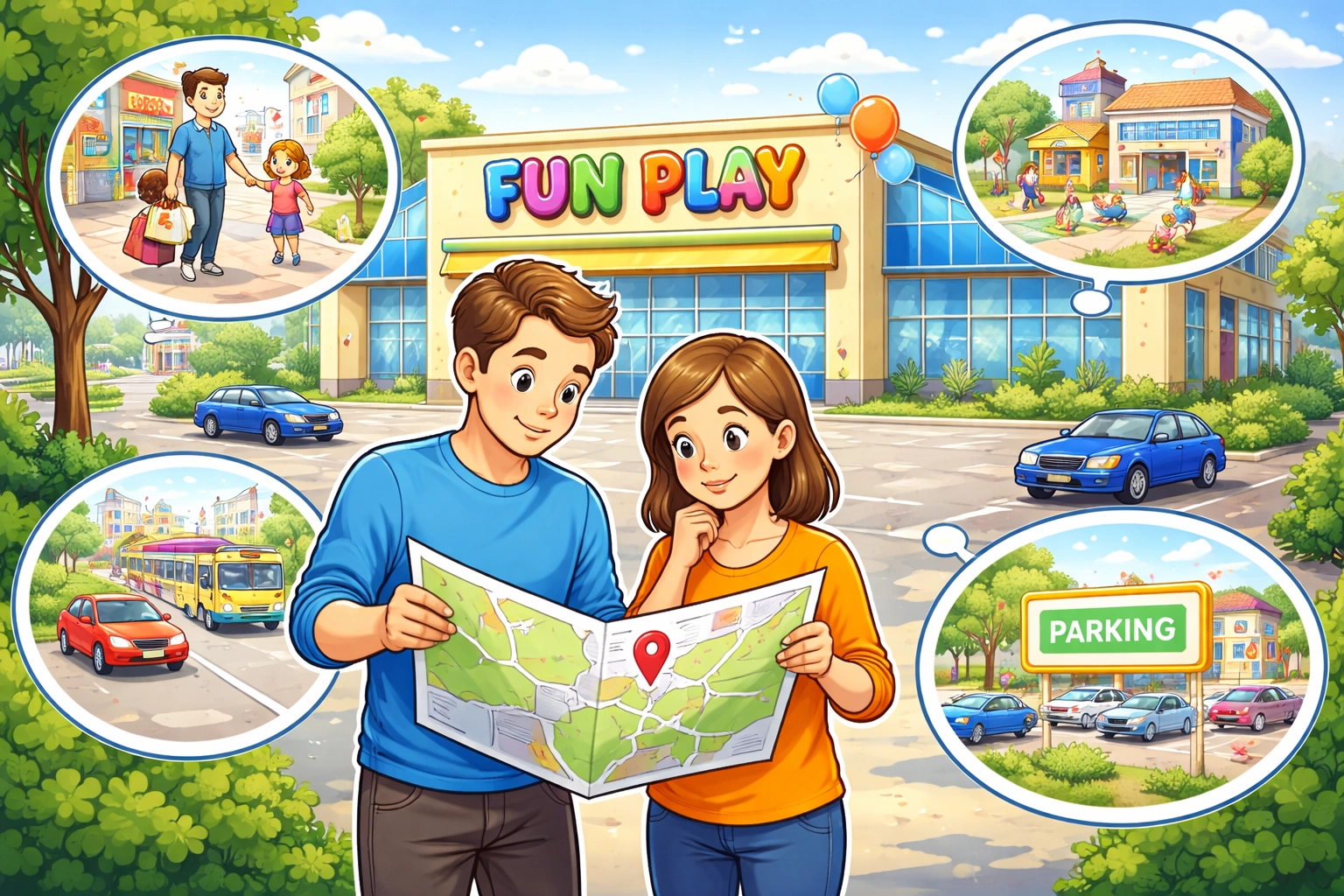 indoor playground Location Selection - BLEE