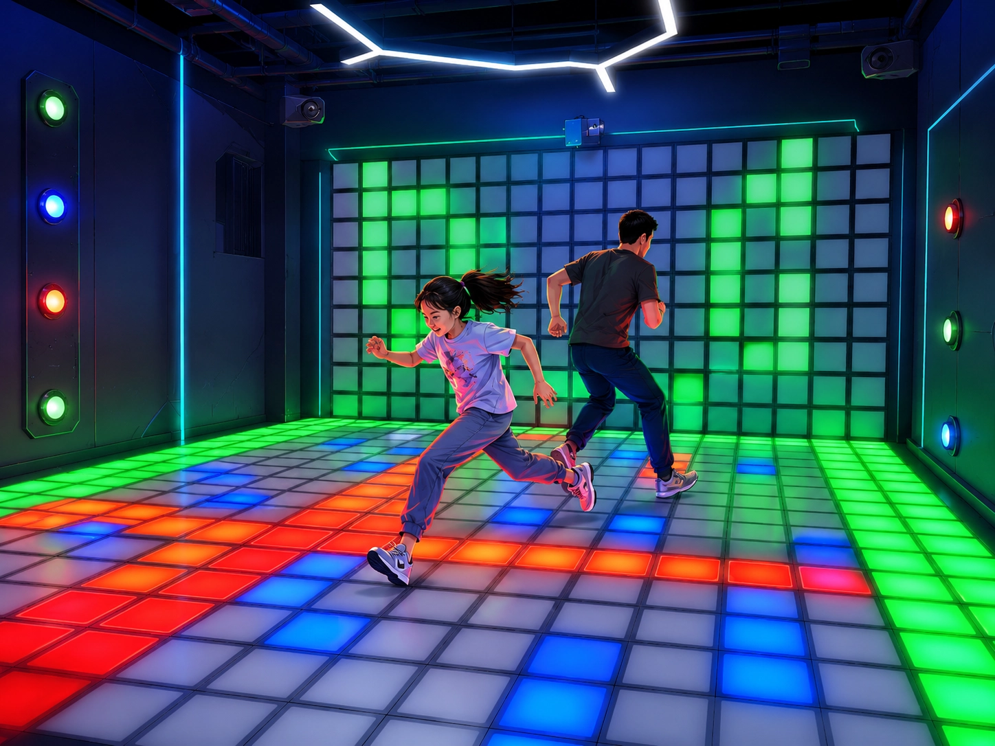 Interactive Pixel Floor Game - BLEE