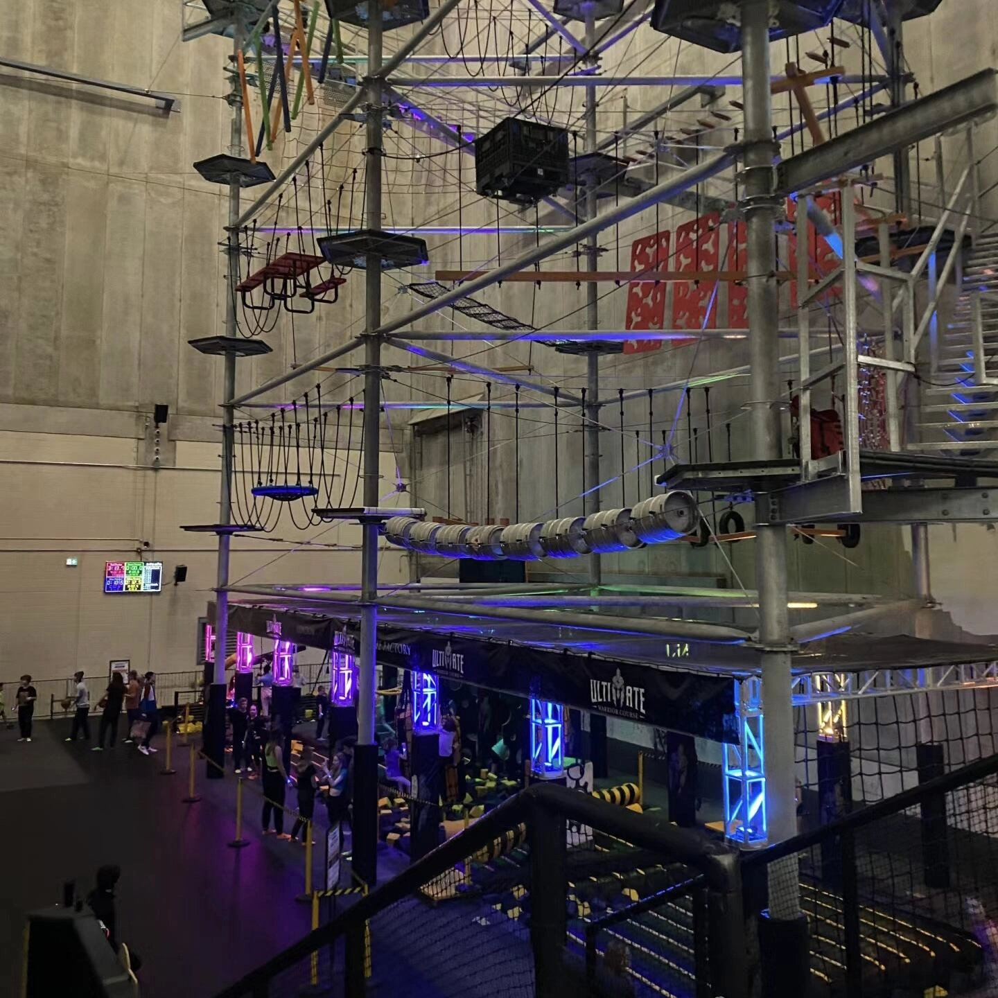 Trampoline Park with High Ropes Course 4 - BLEE Trampoline Park with High Ropes Course 4 - BLEE