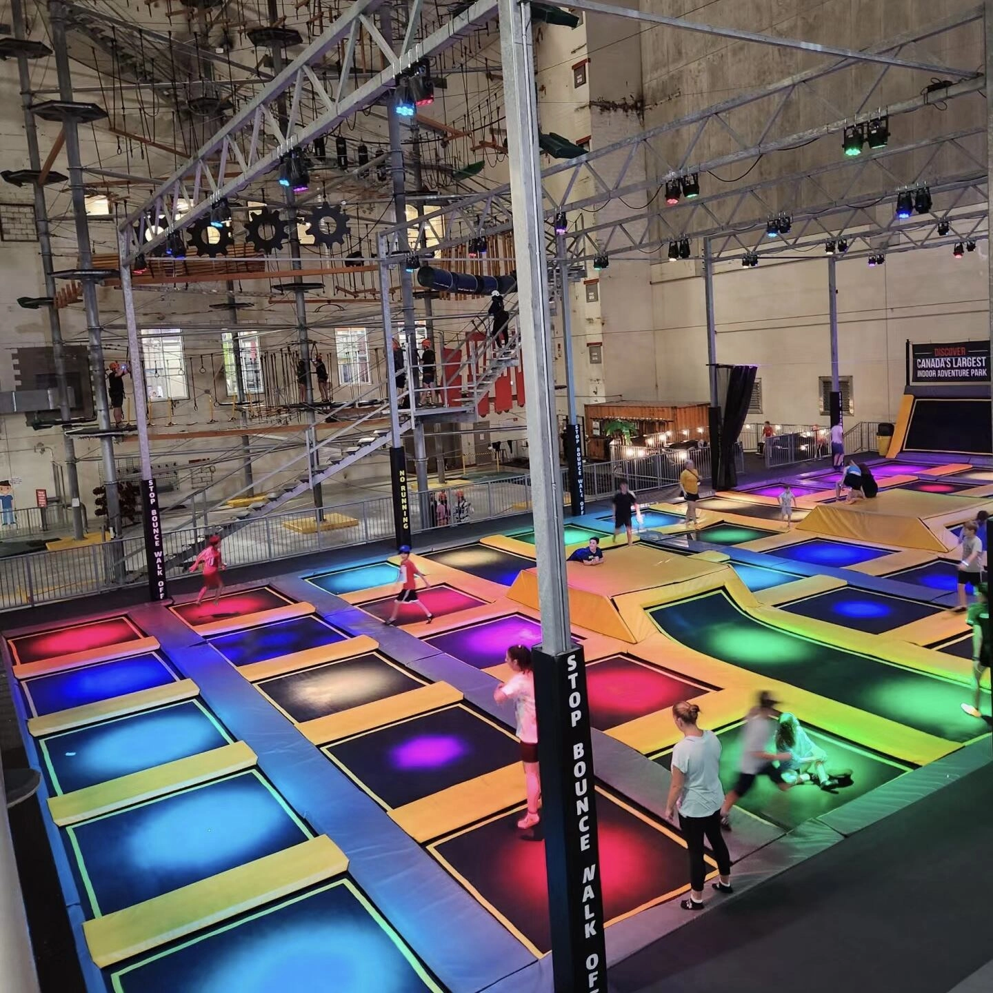 Trampoline Park with High Ropes Course 6 - BLEE Trampoline Park with High Ropes Course 6 - BLEE