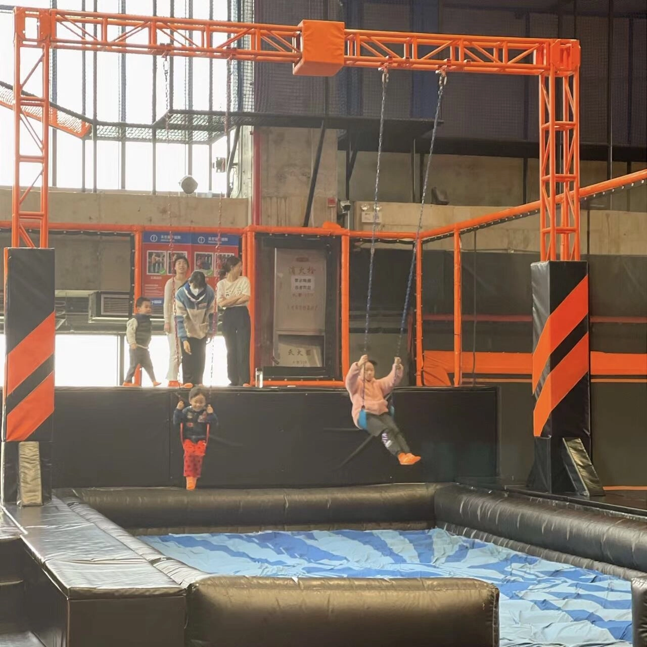 Trampoline Park with Rainbow Rope Adventure 7 - BLEE