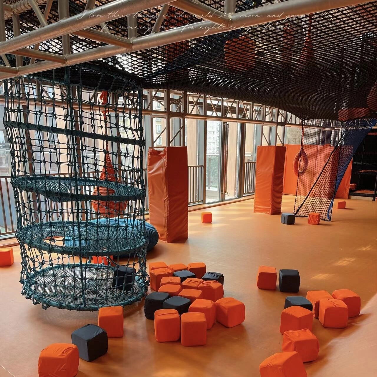 Trampoline Park with Rainbow Rope Adventure 8 - BLEE