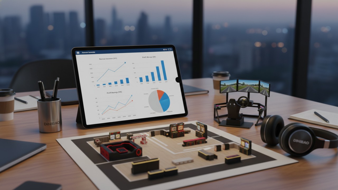 Arcade business plan and financial projections for a racing game zone