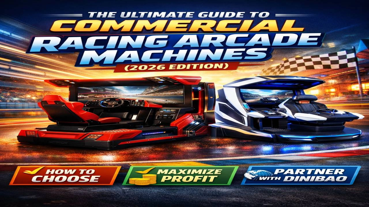 Commercial Racing Arcade Machines 2026 Guide with two racing simulators. - DINIBAO