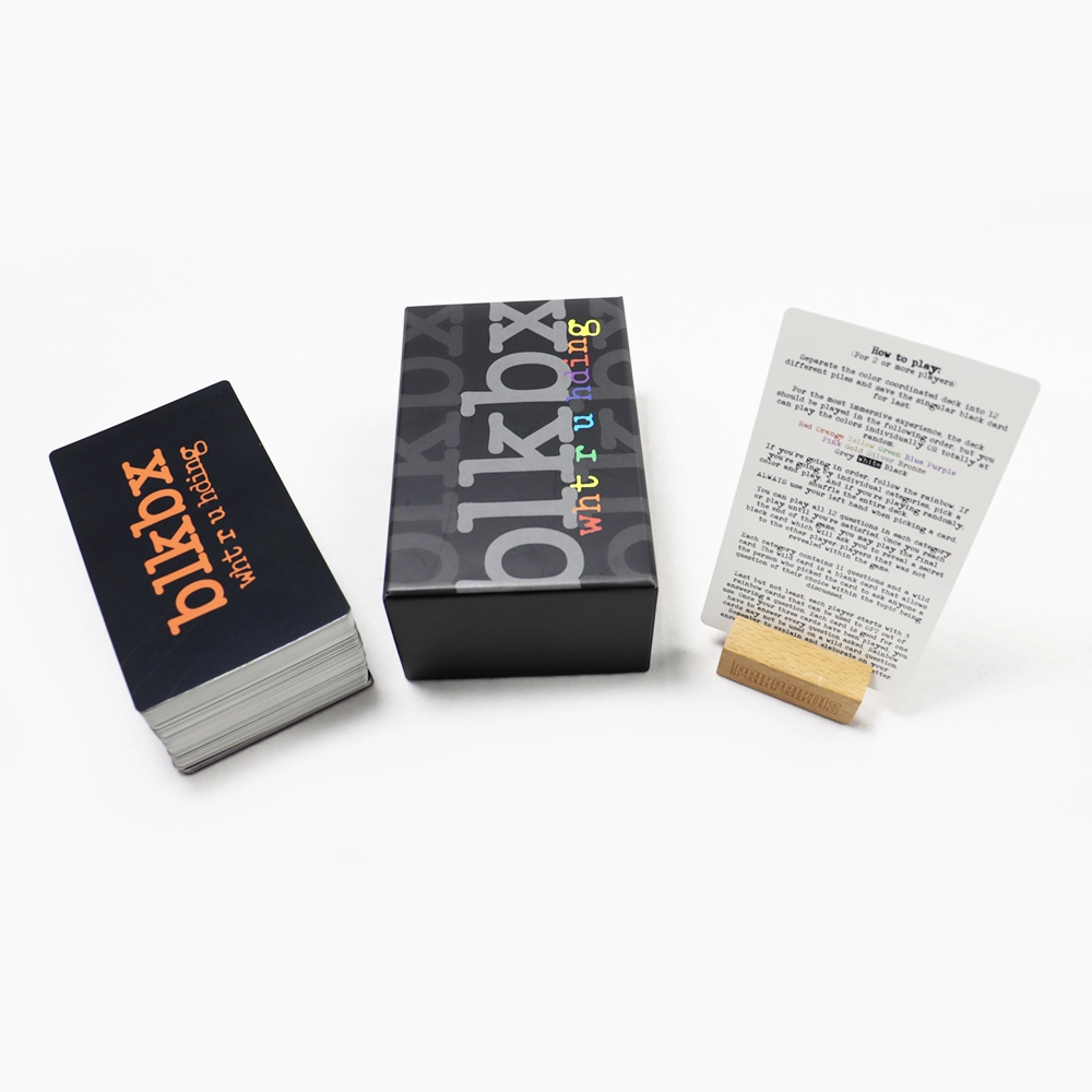 custom game card printing logo
