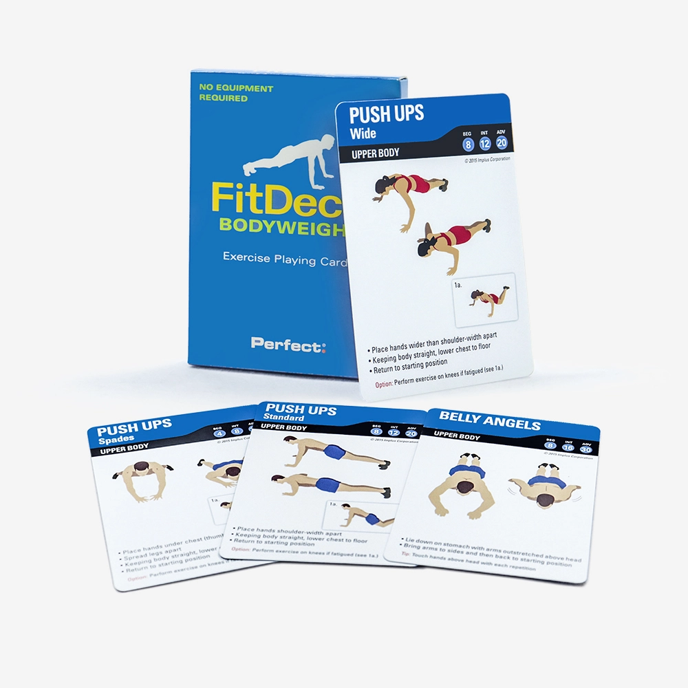 fitness details learning card